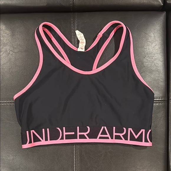 Under Armour Other - Under Armour Black and Pink Sports Bra